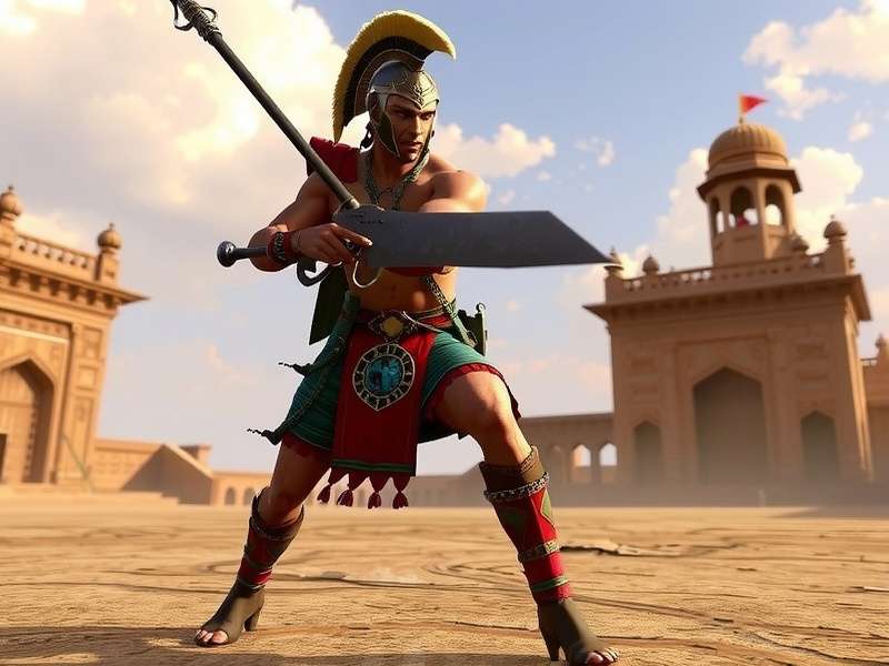 Indian Spartan Battle Scene